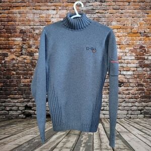 Guess Turtleneck Grey Knit Sweater